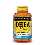 DHEA 50 mg with Calcium - Promotes Energy and Balanced Hormone Levels, Supports a Healthy Mood, 30 Capsules