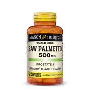Saw Palmetto 500 mg - Promotes Healthy Prostate Function, DHT Blocker, May Relieve Urinary Frequency Issues, Capsules