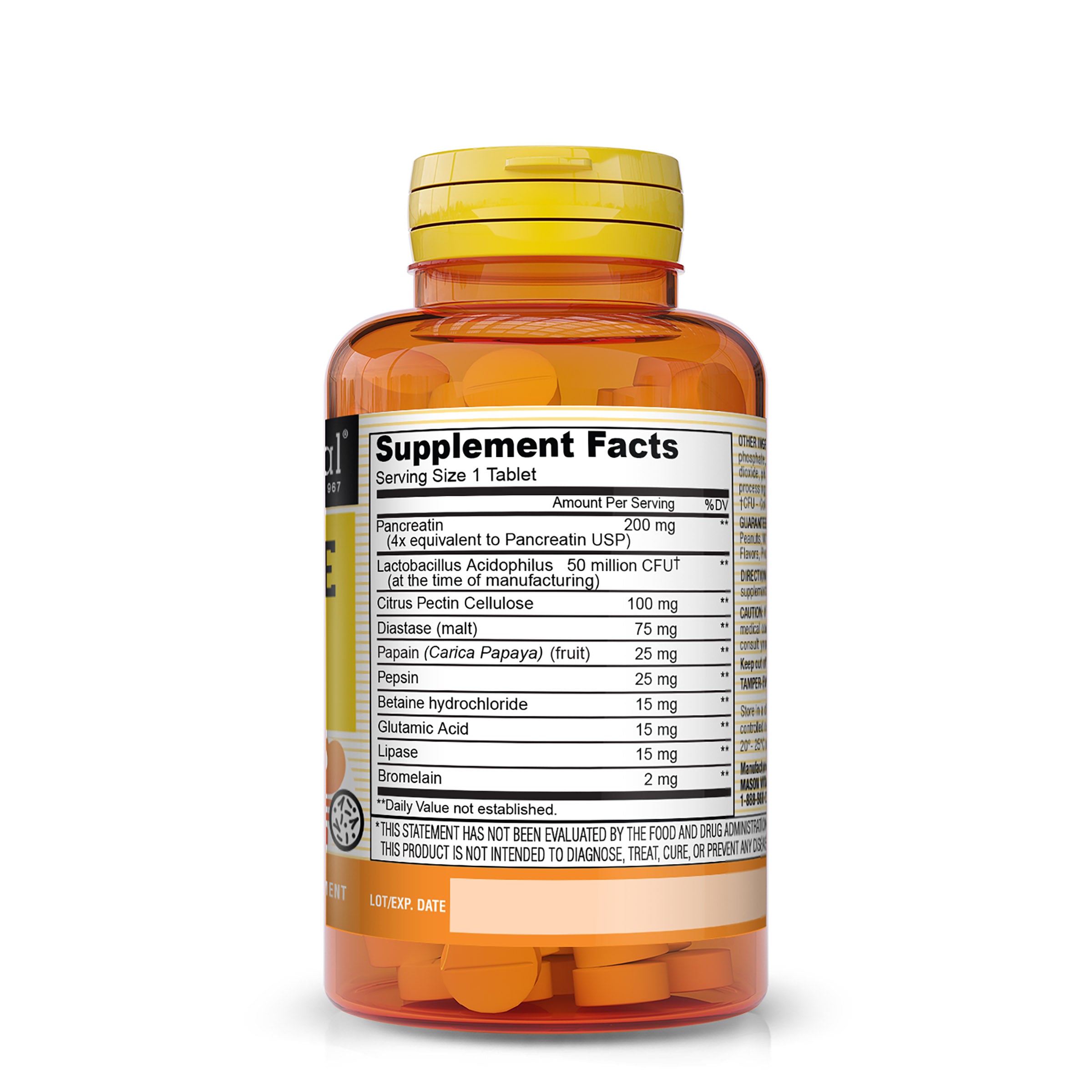 Digestive Enzymes with Prebiotics and Probiotics - Healthy Digestive Function, Improved Gut Health, 90 Tablets