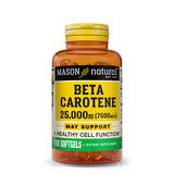 Vitamin A Beta Carotene 25,000 IU -  Supports Healthy Vision, Cell Function & Immune Function, 100 Softgels