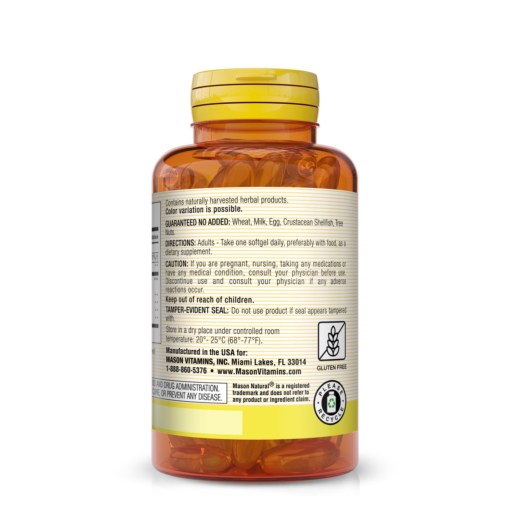 Flax Seed Oil 1000 mg Omega 3-6-9 - Healthy Heart and Immune System, Supports Cardiovascular and Brain Health, 100 Softgels