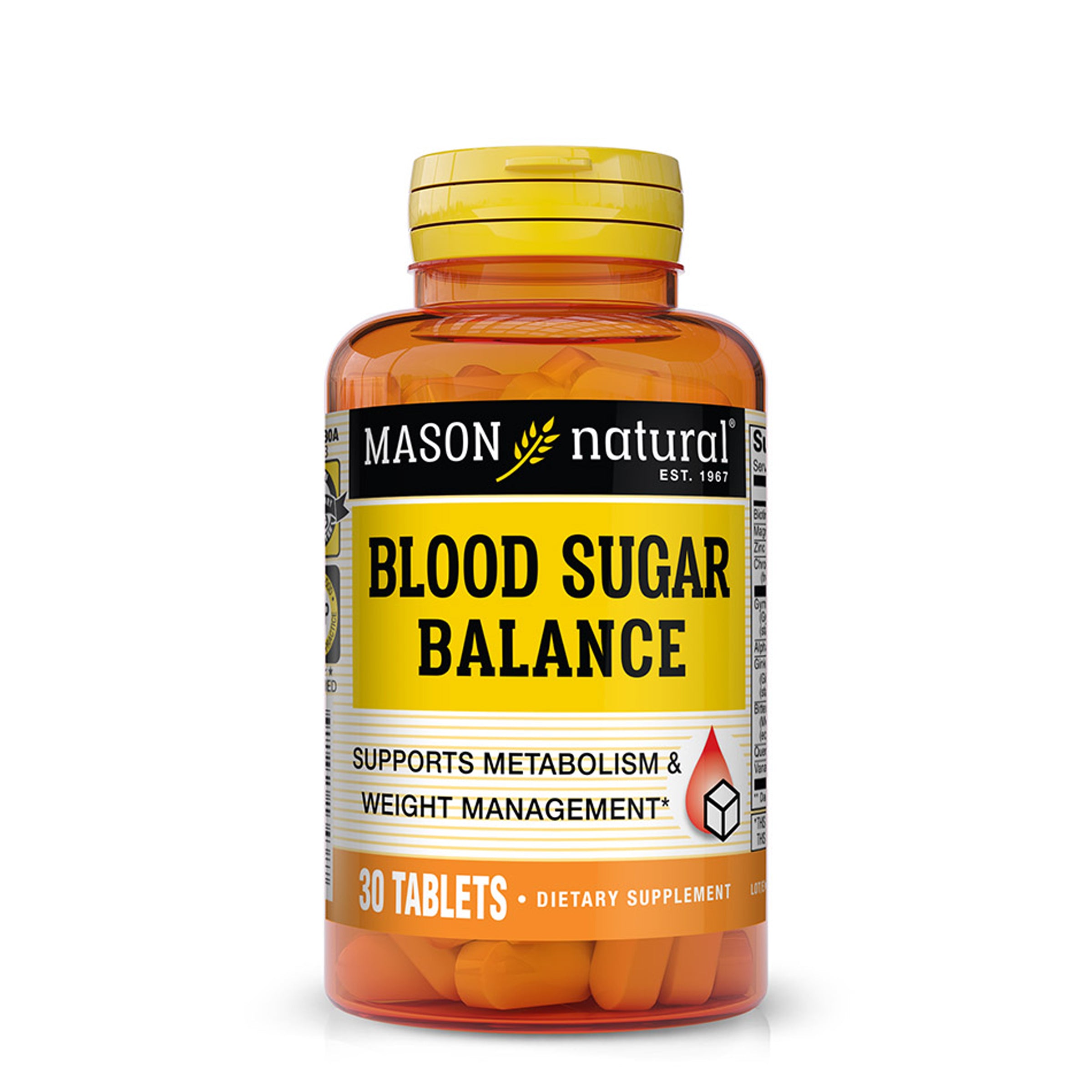 Blood Sugar Balance Formula with Chromax, Bittermelon & Gymnema - For Overall Health, 30 Tablets