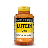 Lutein 6 mg with Vitamin E - Healthy Vision and Eye Function, Supports Eye Health, 60 Softgels