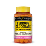 Ferrous Gluconate - Supports Red Blood Cell Formation, Gentle on Stomach Iron Supplement, 100 Tablets