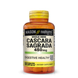 Cascara Sagrada 450 mg with Calcium - Promotes Bowel Function, Gentle Constipation Relief, Improved Digestive Health, 100 Caplets