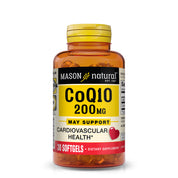 Co Q10 200 mg - Healthy Heart and Cellular Energy Production, Supports Cardiovascular Health, 30 Softgels