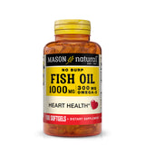 No Burp Fish Oil 1000 mg Omega-3 300 mg, 100 Softgels