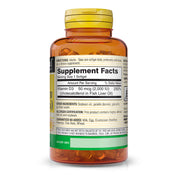 Vitamin D3 50 mcg (2000 IU) - Supports Overall Health, Strengthens Bones and Muscles, from Fish Liver Oil, Softgels