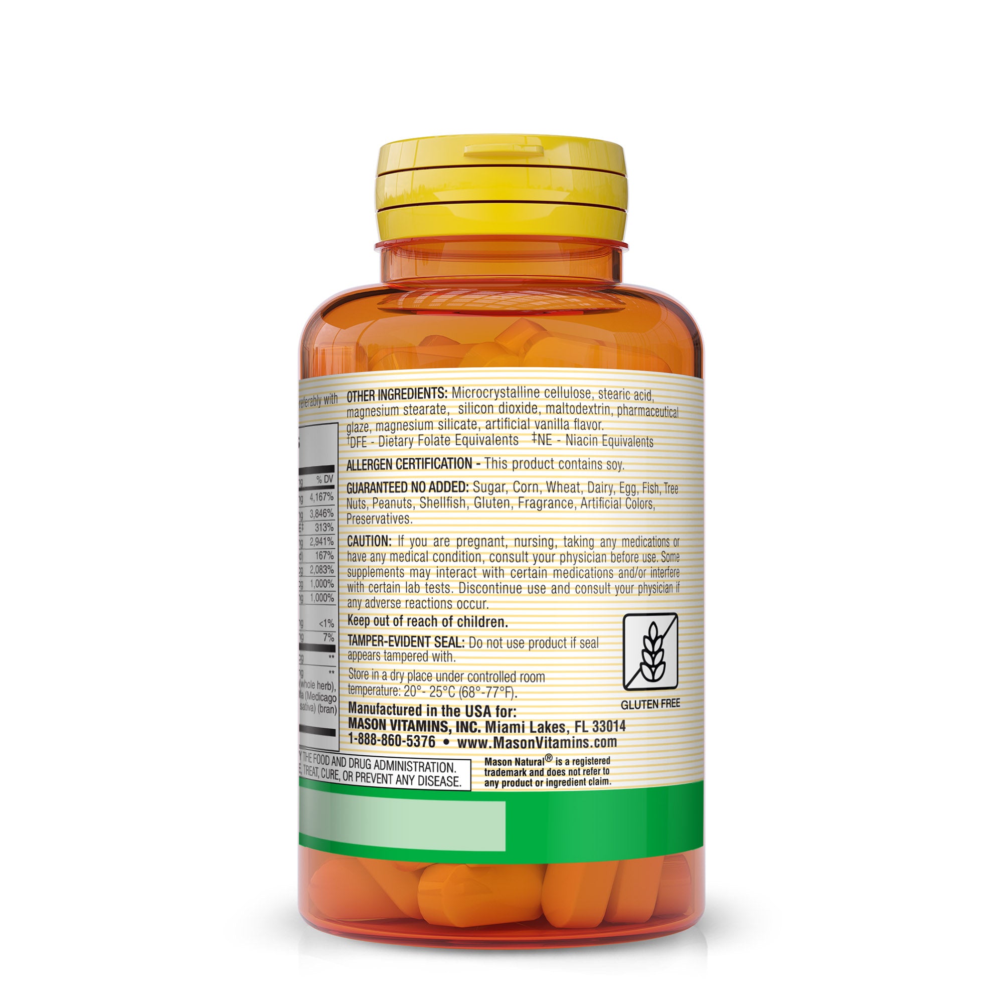 Vitamin B 50 Complex All Eleven "B" Factors - Supports Heart and Nervous System Health, Essential Nutrient Supplement, 100 Tablets