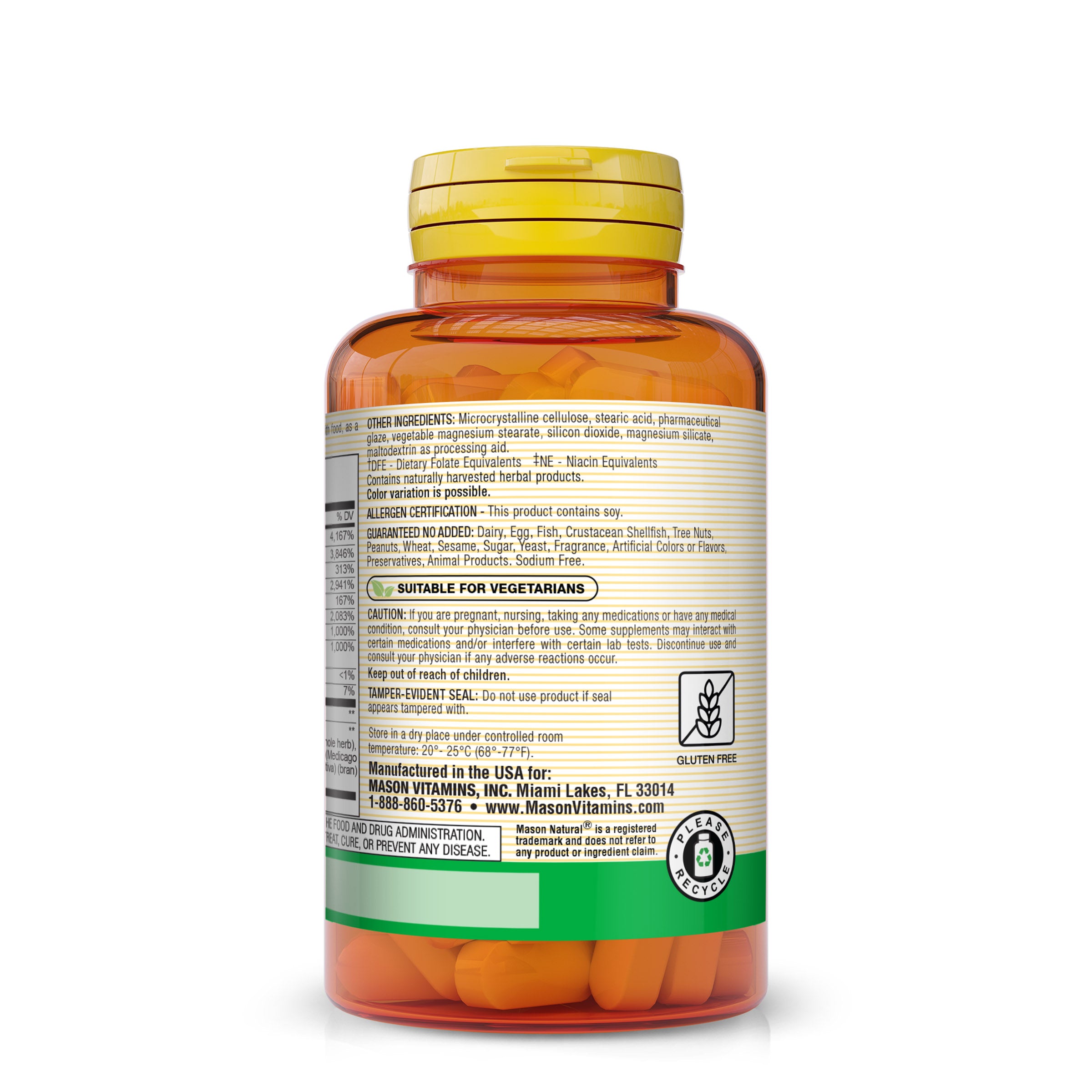Vitamin B 50 Complex All Eleven "B" Factors - Supports Heart and Nervous System Health, Essential Nutrient Supplement, 100 Tablets