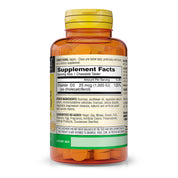 Vitamin D3 25 mcg (1000 IU) - Supports Overall Health, Strengthens Bones and Muscles, Peach Vanilla Flavor, 50 Chewables