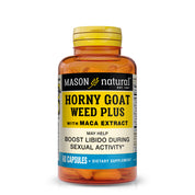 Horny Goat Weed Plus with Maca Extract - Supports Healthy Libido, Sexual Health & Stamina* , 60 Capsules
