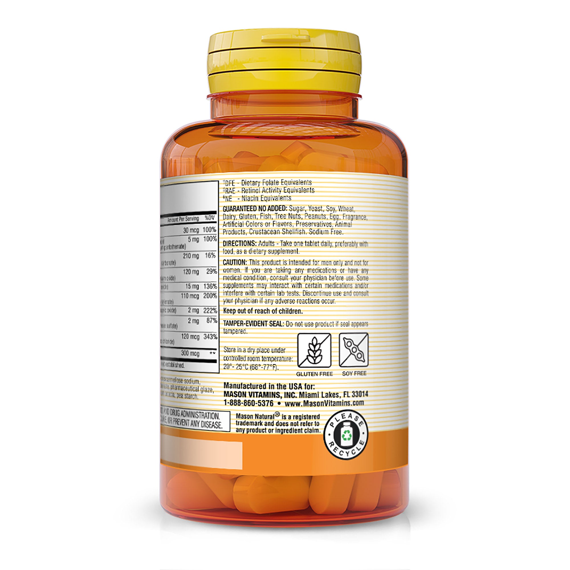Men's Daily Formula, 100 Tablets – Supports General Wellness
