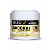 Coconut Oil Skin Cream - Premium Skin Conditioning Formula, Nourishing Body Moisturizer, Paraben Free, 2 OZ