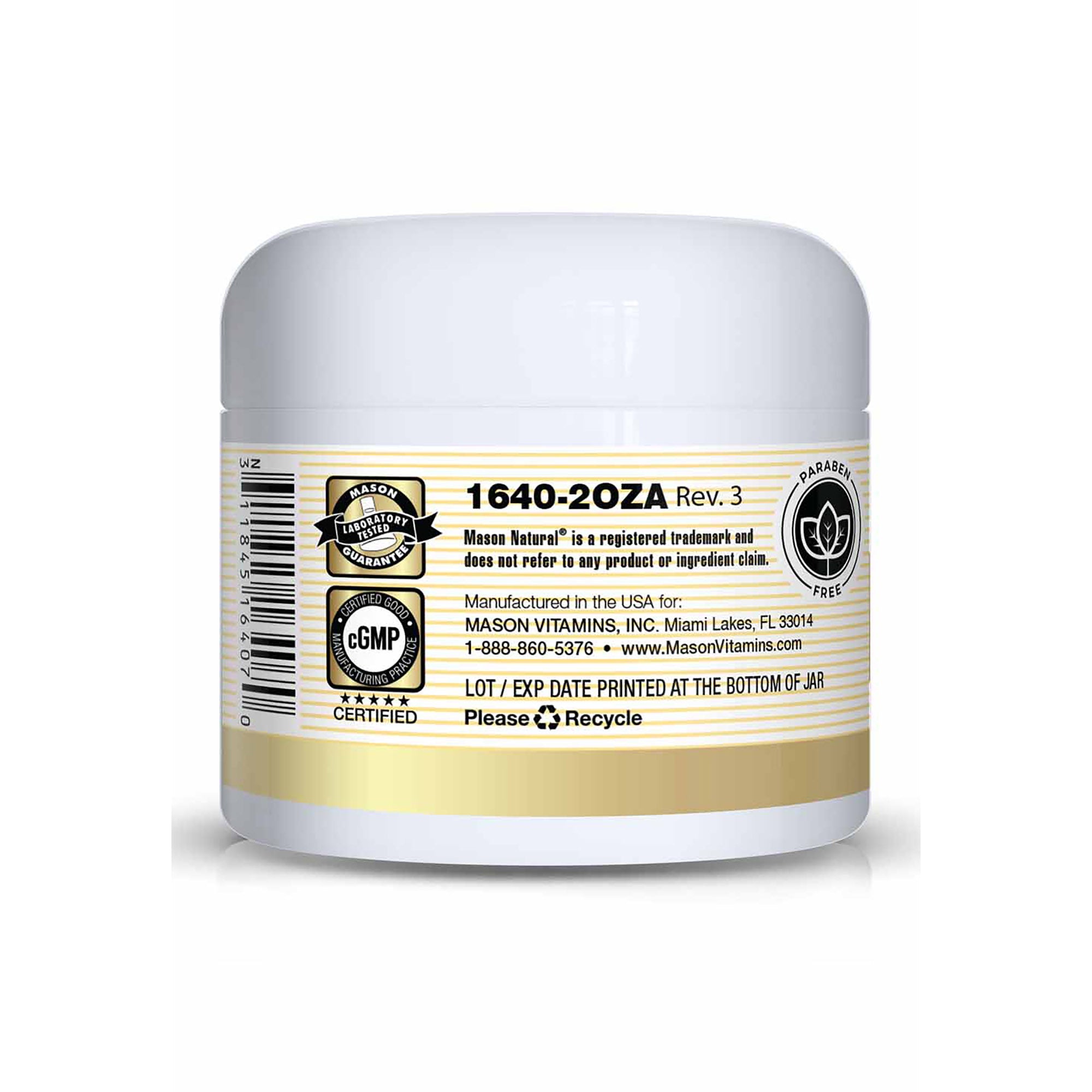 Coconut Oil Skin Cream - Premium Skin Conditioning Formula, Nourishing Body Moisturizer, Paraben Free, 2 OZ