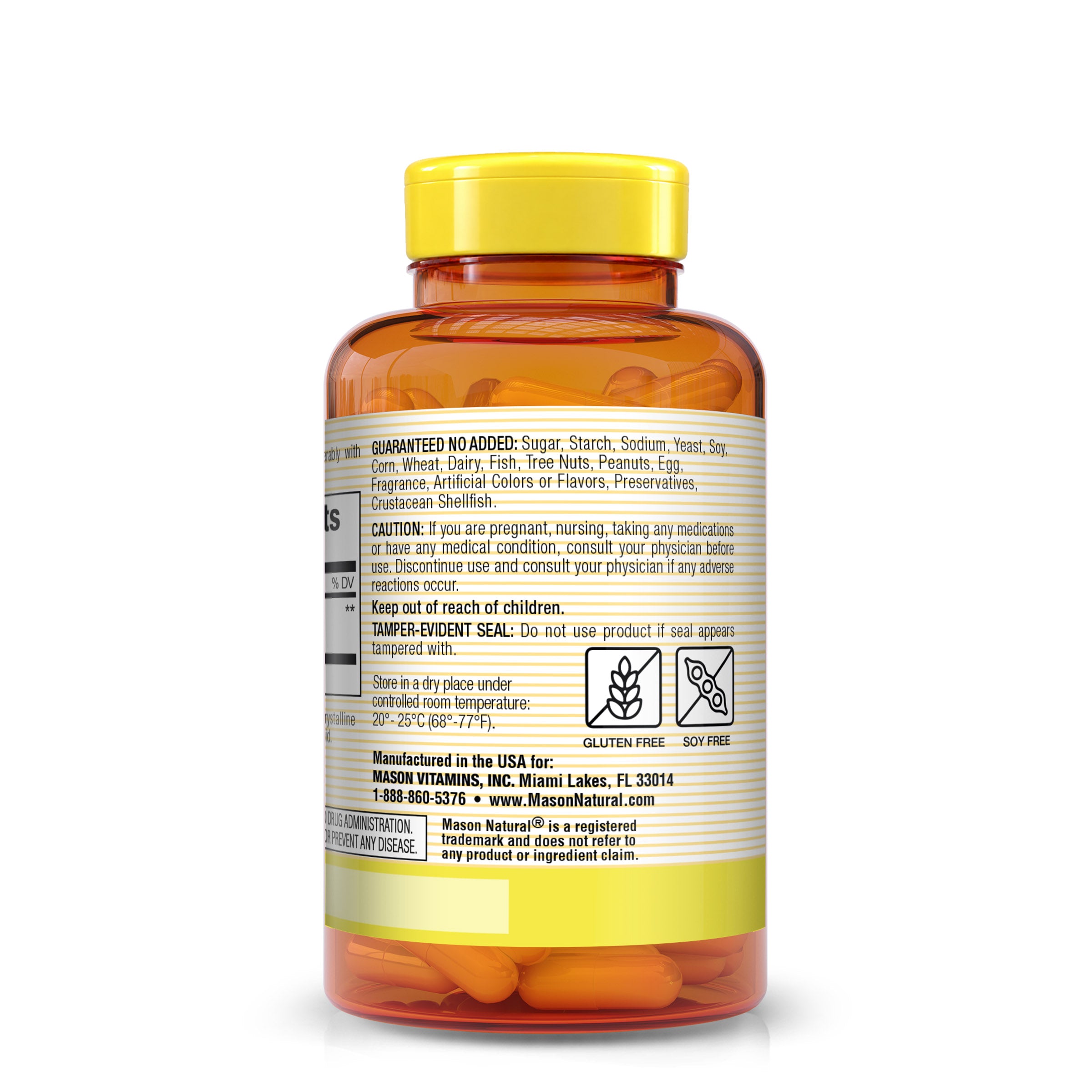 Moringa 500 mg - Supports Energy Metabolism and Inflammatory Response, Antioxidant Immune Support Herbal Supplement, 60 Capsules