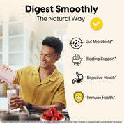 Chewable Probiotic Acidophilus & Bifidus – 2 Billion CFU – Digestive Support – 100 Wafers – Strawberry Flavor