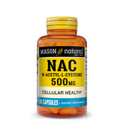NAC N-Acetyl L-Cysteine 500 mg - Supports Cellular Health, Immune System Booster, For General Wellness, 60 Capsules