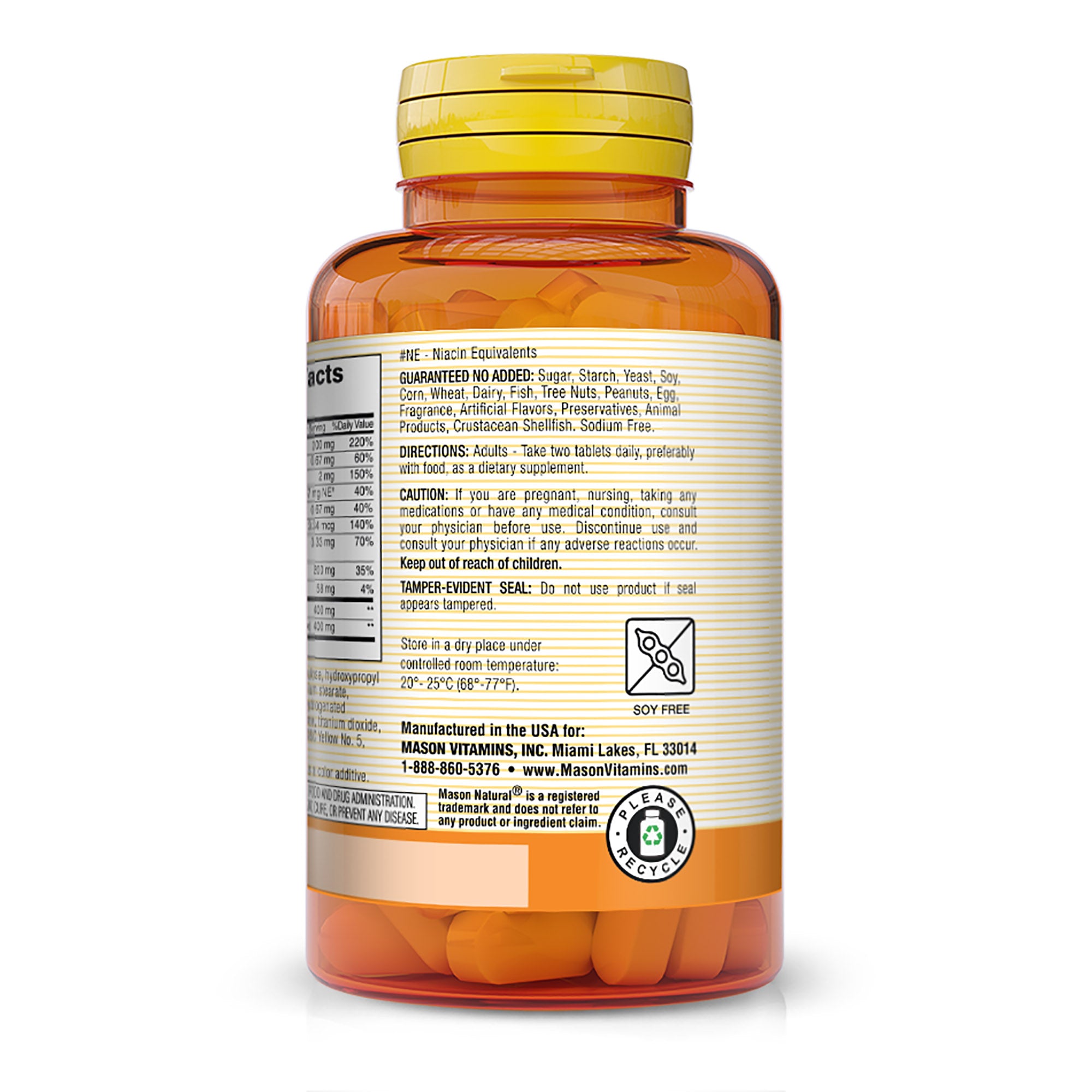 Ear Health Plus with B Vitamins - Supports Healthy Circulation in the Inner Ear, Ringing Ears Relief, 100 Tablets