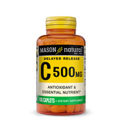 Mason Natural Vitamin C 500 mg Delayed Release, Antioxidant & Essential Nutrient, 100 Caplets