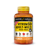 Vitrum 50+ Adult Multi Iron Free – Daily Multivitamin for Energy, Immune, Bone & Eye Health, Caplets