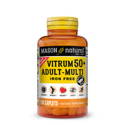 Vitrum 50+ Adult Multi Iron Free – Daily Multivitamin for Energy, Immune, Bone & Eye Health, Caplets