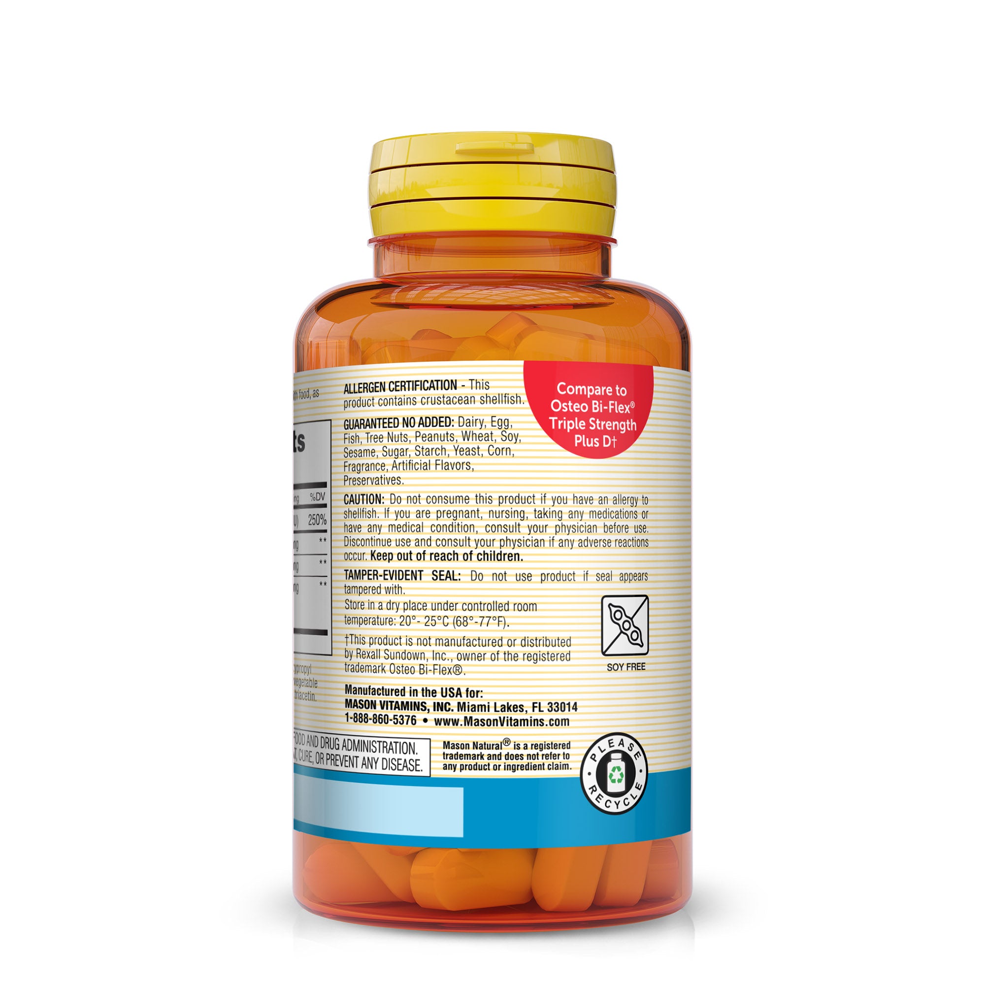 Triple Strength Osteo-Joint Complex with D3 & Boswellia - Advanced Formula for Joint Support, Improved Mobility and Flexibility, 120 Tablets