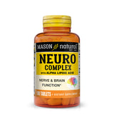 Mason Natural Neuro Complex with Alpha Lipoic Acid, Support Nerve and Brain Function, 100 Tablets