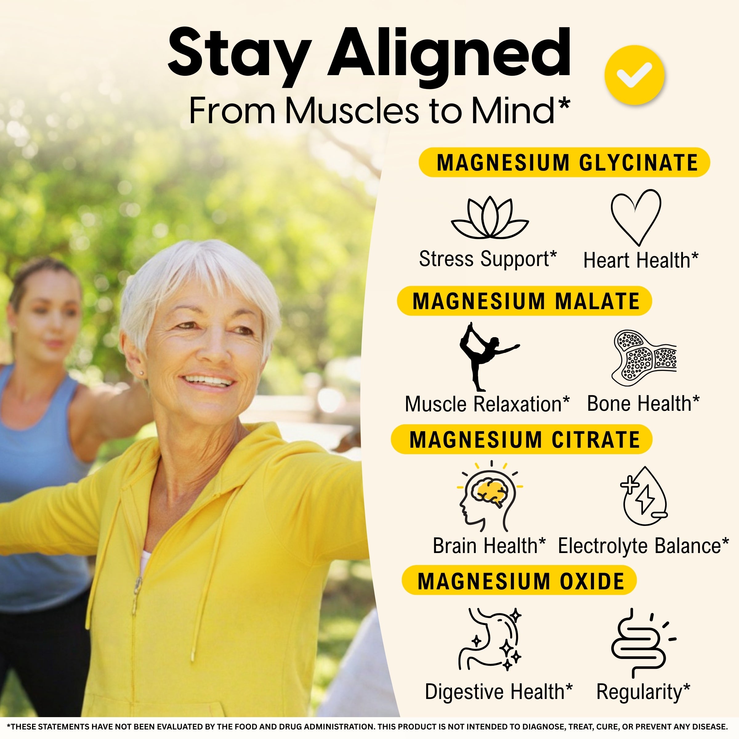 Magnesium 4-in-1 Complex 400mg, 60 Veggie Capsules