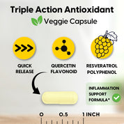 Mason Natural NAD+ Supplement with Resveratrol, Supports Cellular & Brain Health, Energy & Vitality, 60 Veggie Caps