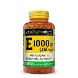 Vitamin E 450 mg (1,000 IU) - Antioxidant and Essential Nutrient, Healthy Immune System, Skin and Eyes, Whole Body Supplement, Softgels