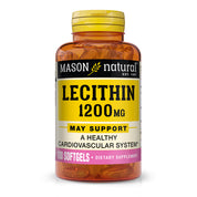 Lecithin 1200 mg - Healthy Cardiovascular System, Promotes Liver and Reproductive Health, 100 Softgels