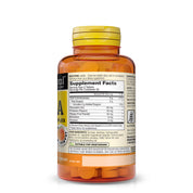 Mason Natural Papaya Digestive Enzyme Complex  - Healthy Digestive Function, Promotes Nutrient Absorption, Peach Flavor, 100 Chewables. Image of side of bottle.