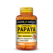 Papaya Digestive Enzyme Complex  - Healthy Digestive Function, Promotes Nutrient Absorption, Peach Flavor, 100 Chewables