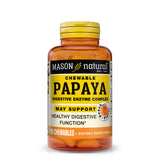 Papaya Digestive Enzyme Complex  - Healthy Digestive Function, Promotes Nutrient Absorption, Peach Flavor, 100 Chewables