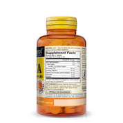 Mason Natural Papaya Digestive Enzyme Complex – Digestive & Nutrient Support, Peach Flavor, 100 Chewables Image of back of supplement bottle.