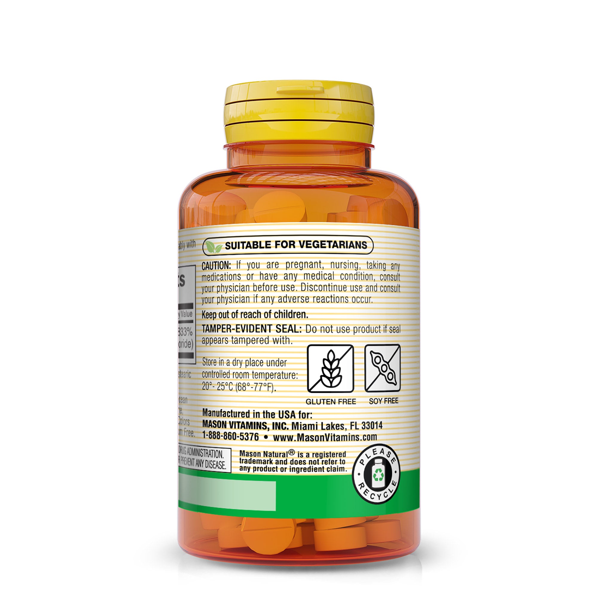 Vitamin B1 (Thiamin) 250 mg - Healthy Conversion of Food into Energy, Supports Nerve and Immune Health, 100 Tablets