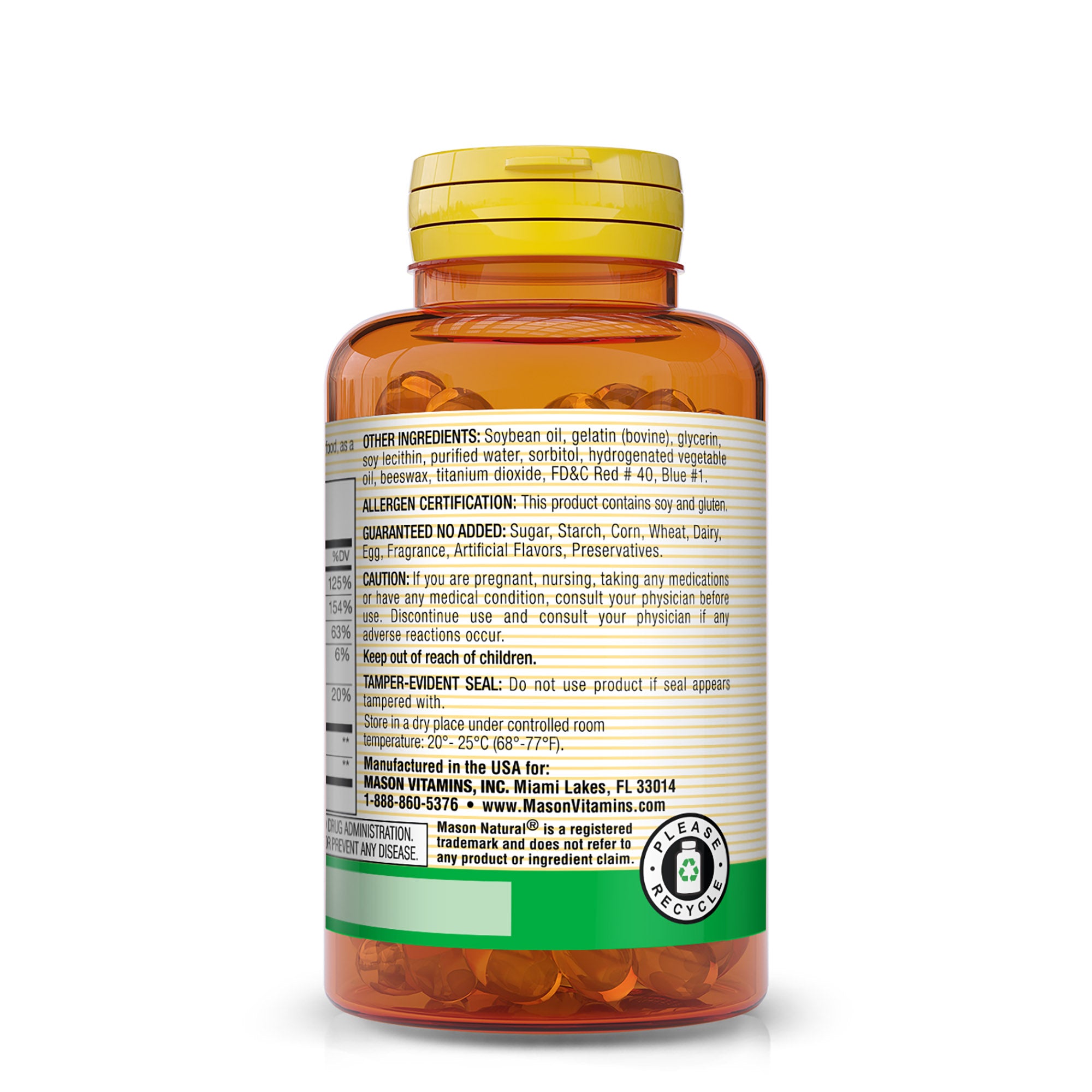 Vitamin B-Complex, 300-day Supply, for Normal Nerve Support and Energy Metabolism, 100 Softgels