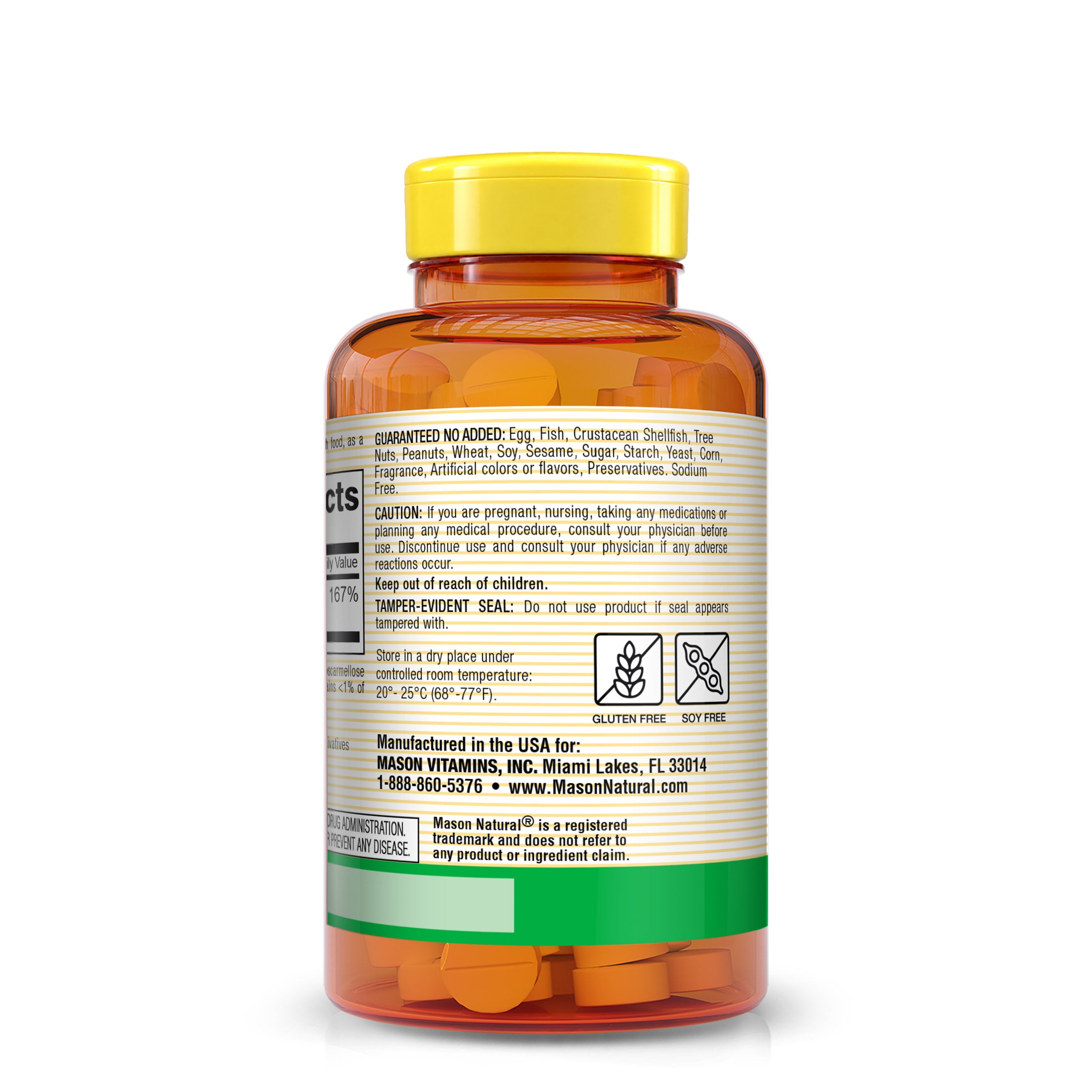 Mason Natural Folic Acid 400 mcg - 100  Tablets