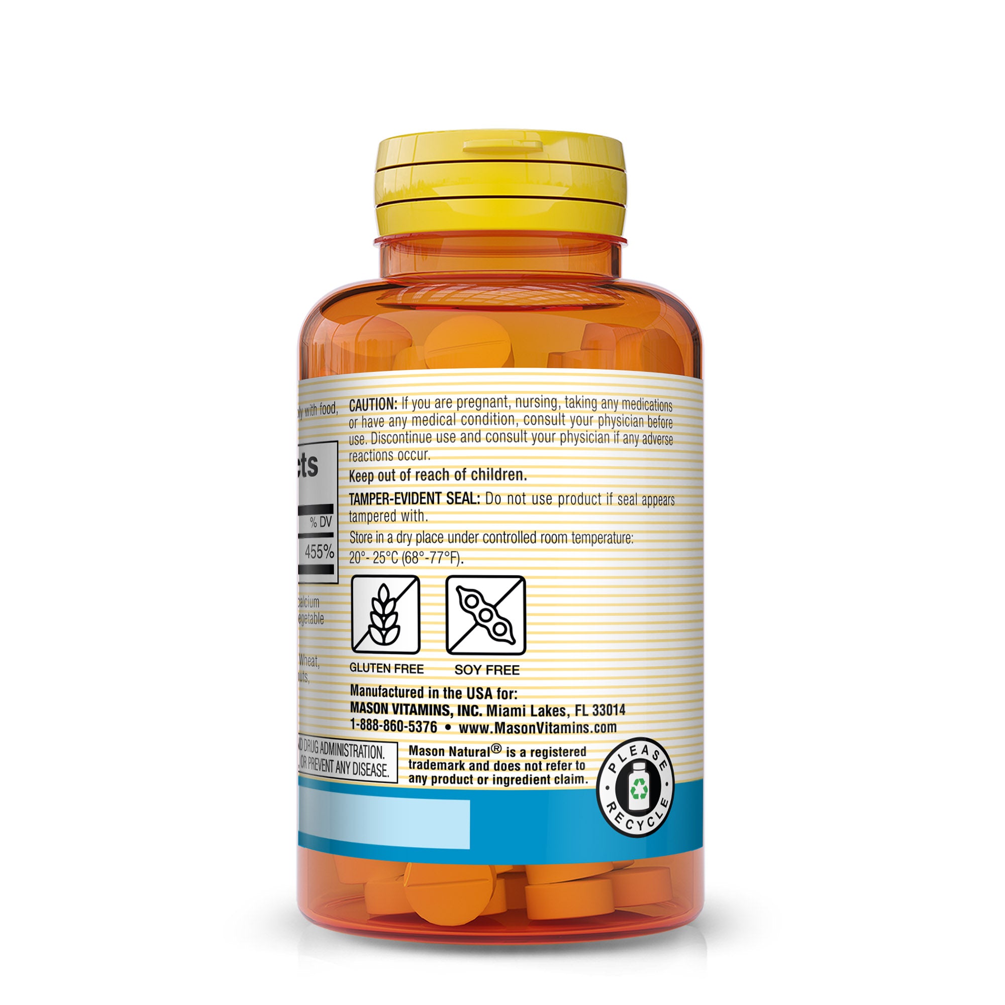 Zinc 50 mg - Improved Immune System Function, Supports Antioxidant Health, Aids Absorption of B Vitamins, 100 Tablets