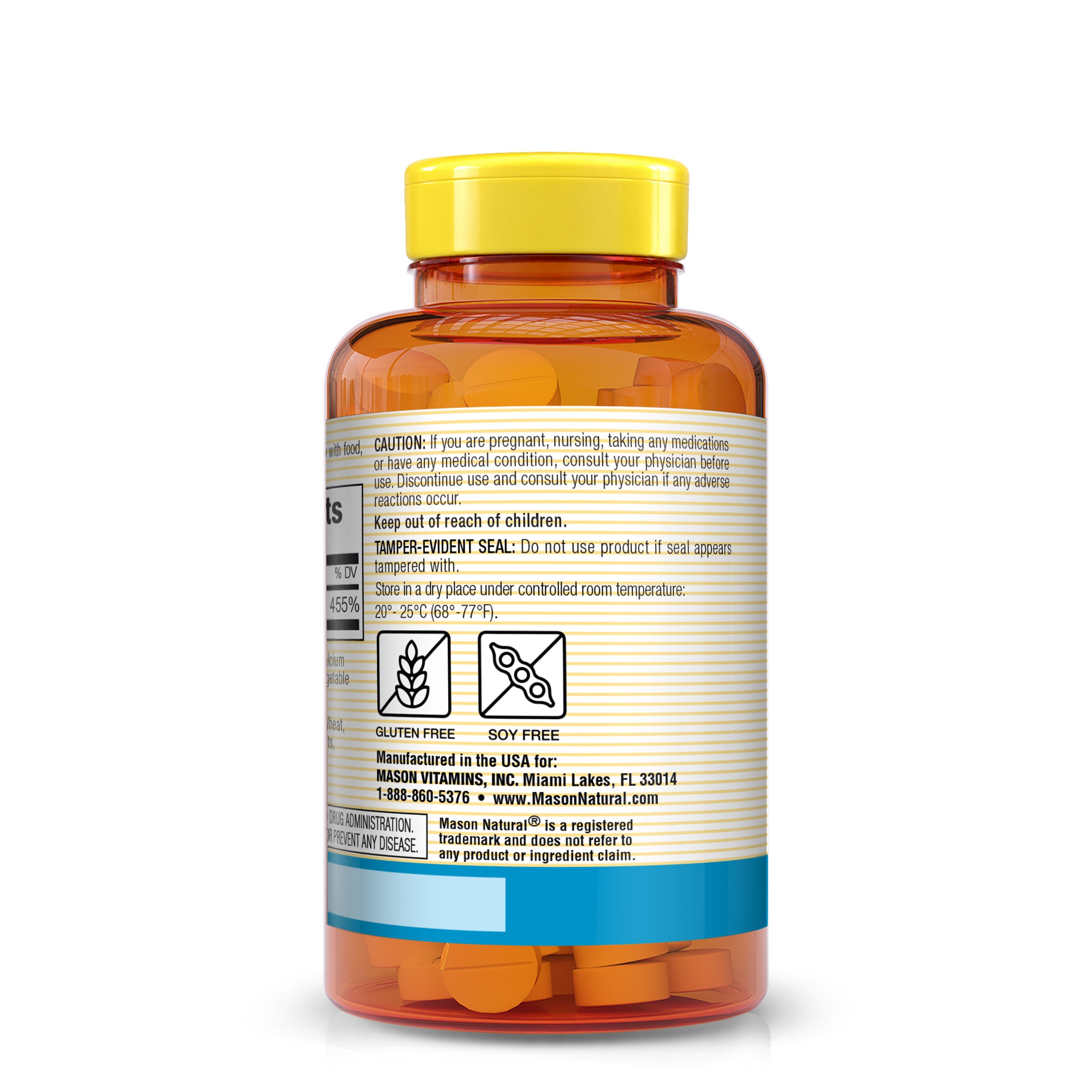 Zinc 50 mg - Improved Immune System Function, Supports Antioxidant Health, Aids Absorption of B Vitamins, 100 Tablets