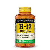Vitamin B12 1000 mcg with Calcium - Healthy Conversion of Food into Energy, Supports Nerve Function and Health, 60 Tablets