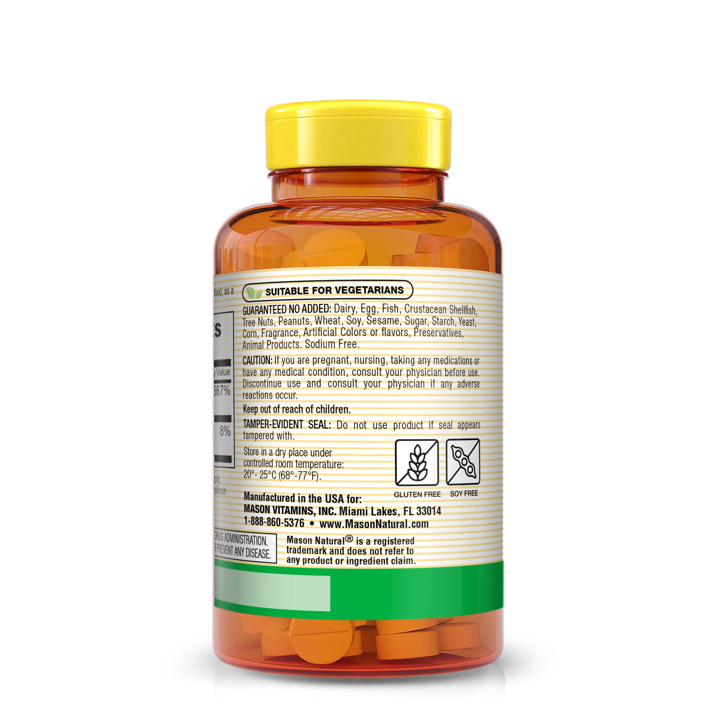 Vitamin B12 1000 mcg with Calcium - Healthy Conversion of Food into Energy, Supports Nerve Function and Health, 60 Tablets