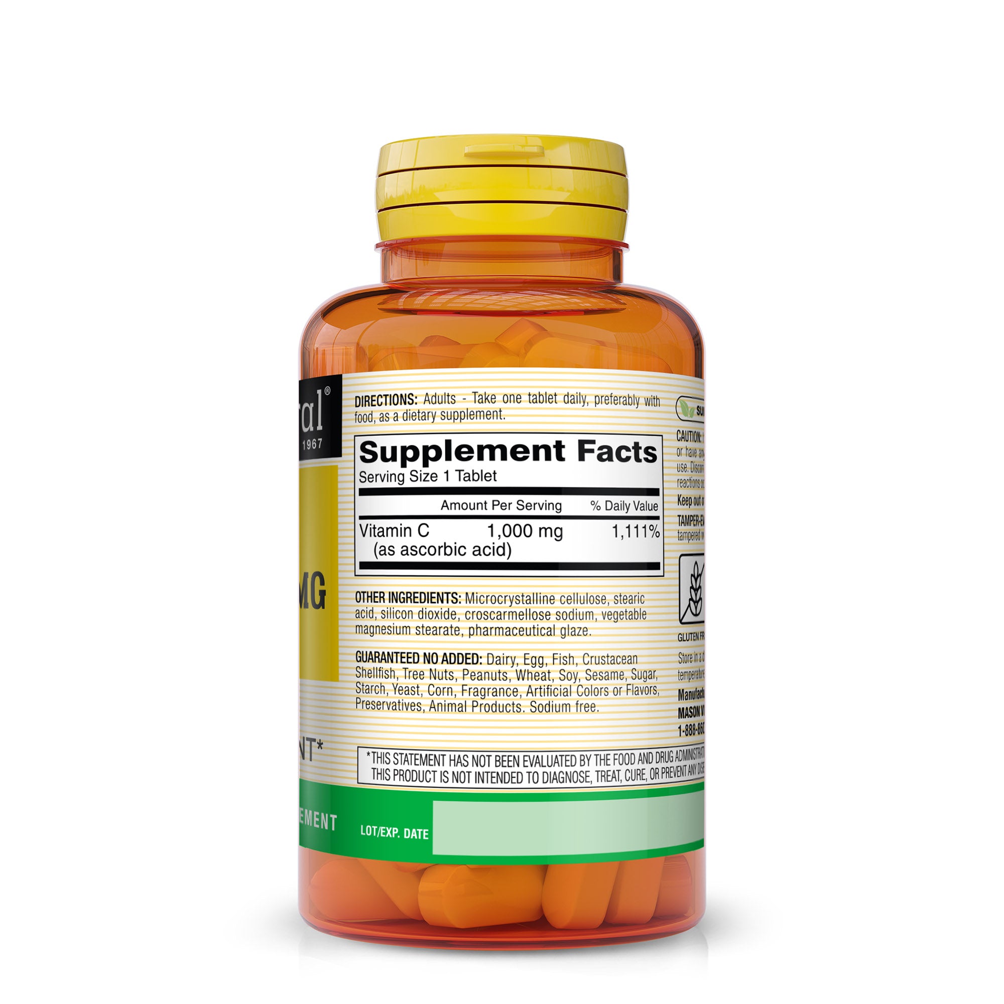 Vitamin C 1000 mg - Supports Healthy Immune System, Antioxidant Supplement, 100 Capsules