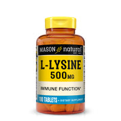 L-Lysine 500 mg with Calcium - Improved Immune Function, Enhanced Nutrient Absorption, Essential Amino Acid, 100 Tablets