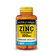 Zinc 100 mg - Advanced Immune System Support, Improves Antioxidant Support, Essential Mineral Supplement, 100 Tablets